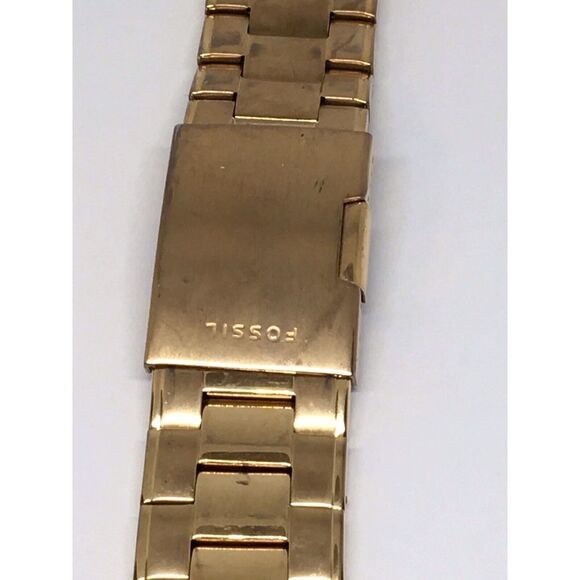 Authentic Fossil Watch Band Bracelet Links Case Use For Parts Used 20mm V802 - Picture 3 of 7